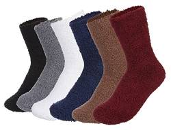 Lukis Unisex Winter Dicke Warme Socken Einfarbig Kuschelsocken Größe 36-44 Stil-2 von Lukis