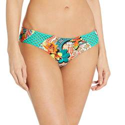 Luli Fama Damen-Bikinihose Chasing Waterfalls Crochet Cutout Moderate Bikinihose, Multi, Medium von Luli Fama