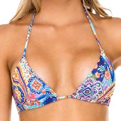 Luli Fama Damen Dreieckiges Oberteil Bikini, Mehrfarbig, X-Small von Luli Fama