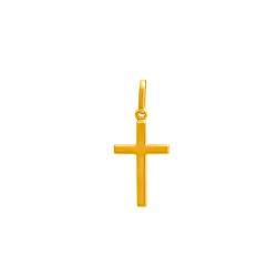 Kreuz Anhänger Gold Gelbgold 333 8K Goldanhänger Kettenanhänger für Damen Mädchen Jungen Kinder von Lumari Gold