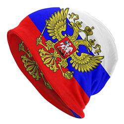 LumiLa Russische Strickmütze für Erwachsene, Stretch-Strickmütze, Skullies-Mütze, warme Wintermütze für Damen und Herren von LumiLa