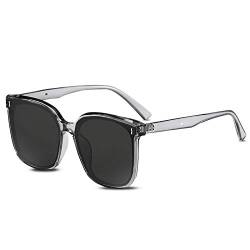 LumiSyne Mode Sonnenbrille Herren Damen Quadratische Sonnenbrille HD Nylon Linsen UV400 Schutz Ultra Leicht TR90 Rahmen Transparenter Schildkröten Rahmen Sport im Freien Brillen von LumiSyne