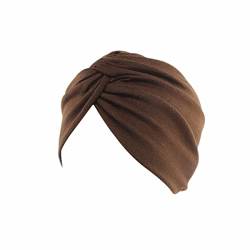 Luminary Chemo-Kopftuch für Frauen mit Haarausfall - Krebspatienten Kopfbedeckung Turban，Kopfband (Kaffee) von Luminary