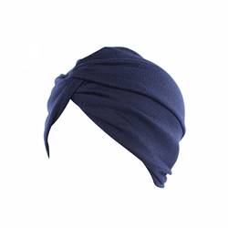 Luminary Chemo-Kopftuch für Frauen mit Haarausfall - Krebspatienten Kopfbedeckung Turban，Kopfband (marineblau) von Luminary
