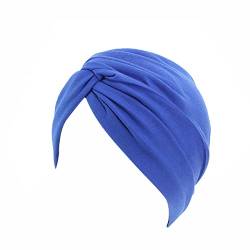 Luminary Chemo-Kopftuch für Frauen mit Haarausfall - Krebspatienten Kopfbedeckung Turban，Kopfband (saphirblau) von Luminary
