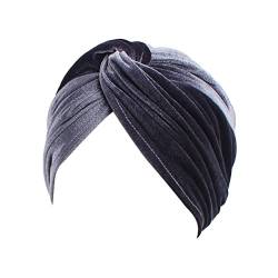 Luminary Einfarbiges Kopftuch für Frauen, Turban, Kopfbedeckung, Chemo-Beanie-Schal, Kopfbedeckung für Krebs, Chemo, Haarausfall (4) von Luminary