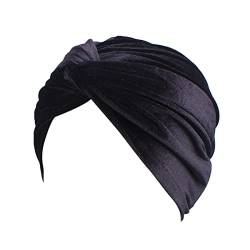 Luminary Einfarbiges Kopftuch für Frauen, Turban, Kopfbedeckung, Chemo-Beanie-Schal, Kopfbedeckung für Krebs, Chemo, Haarausfall (5) von Luminary