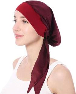 Luminary Kunstseiden-Turban-Mütze Stretch-Haarband Zopfmütze Piratenmütze Chemotherapie-Mütze (3) von Luminary