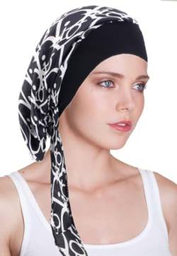 Luminary Kunstseiden-Turban-Mütze Stretch-Haarband Zopfmütze Piratenmütze Chemotherapie-Mütze (7) von Luminary