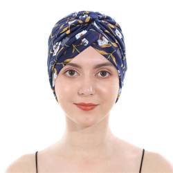 Luminary Turbane für Frauen, weicher Turban, Kopfbedeckung, Plissierte Beanie-Mütze, Haarausfall-Hut (15) von Luminary