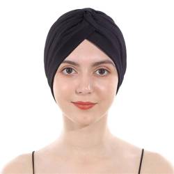 Luminary Turbane für Frauen, weicher Turban, Kopfbedeckung, Plissierte Beanie-Mütze, Haarausfall-Hut (22) von Luminary