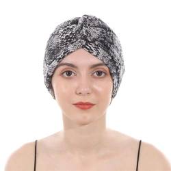 Luminary Turbane für Frauen, weicher Turban, Kopfbedeckung, Plissierte Beanie-Mütze, Haarausfall-Hut (2) von Luminary