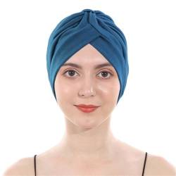 Luminary Turbane für Frauen, weicher Turban, Kopfbedeckung, plissierte Beanie-Mütze, Haarausfall-Hut (3) von Luminary