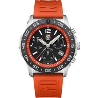 LUMINOX Herren Taucheruhr "Pacific Diver Chrono 3140 Series", orange von Luminox