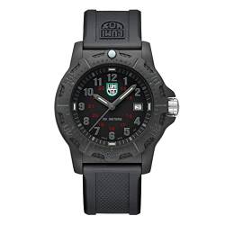 Luminox - G Kollektion Manta Ray Carbonox - Herren Uhr - Aus der Schweiz 45mm - X2.2032 - Taucheruhr mit Datumsanzeige - Schwarzes Gehäuse/Armband/Zifferblatt graue Ziffern - 100m Wasserdicht von Luminox