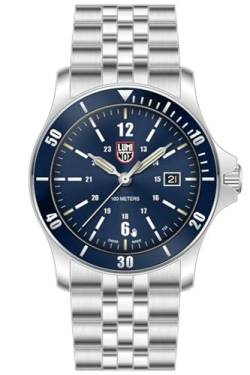 Luminox Herren-Armbanduhr Taucher Sport Timer Stahl/Blau XS.0913 von Luminox