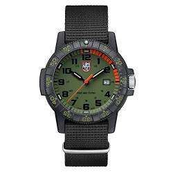 Luminox Leatherback SEA Turtle Giant XS.0337 Herrenuhr 44mm - Militäruhr in Schwarz/Grün mit Datumsanzeige 100m wasserdicht von Luminox