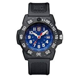 Luminox Navy SEAL XS.3503.F Herrenuhr 45mm - Taucheruhr in Schwarz/Blau mit Datumsanzeige 200m wasserdicht von Luminox