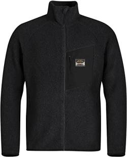 Lundhags Flok Wool Pile Jacke Herren schwarz von Lundhags