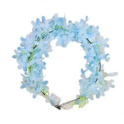 Luojuny Stirnband für Erwachsene, leuchtendes Stirnband, LED-Blumen-Stirnband, leuchtendes, leuchtendes Blumengirlanden-Stirnband für Frauen und Mädchen, verstellbares, bequemes Haar-Accessoire Hi von Luojuny