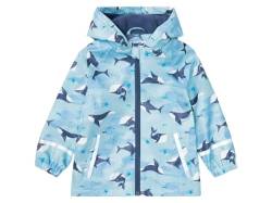 Lupilu Kleinkinder Jungen Matsch- und -Buddeljacke, wind- und wasserdicht, warmes Fleece Innenseite (Sea Shark: 110,116) von Lupilu