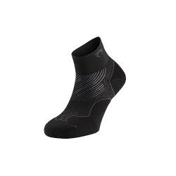 Lurbel Distance, Laufsocken, nahtlose Socken, Anti-Blasen- und geruchshemmende Socken, atmungsaktiv, Laufsocken, Unisex, Schwarz , L von Lurbel