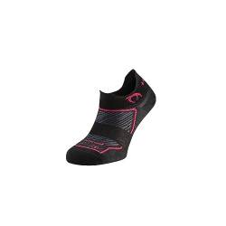 Lurbel Tiny W Laufsocken, Nahtlose Socken, Anti-Bläschen-Socken, Laufsocken, atmungsaktive Socke, Damensocken, schwarz / pink, 38 von Lurbel