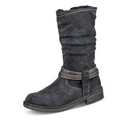 Lurchi Damen Lia-tex Hohe Stiefel, Grau Charcoal 25, 36 EU von Lurchi