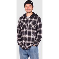 Lurking Class K-9 Hooded Flannel Hemd black von Lurking Class