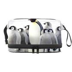 Kosmetiktasche Mit Reißverschluss Pinguine Kosmetiktasche Tragbare Kosmetiktasche Reisekosmetik-Organizer Für Frauen von Lurnise