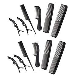 Lurrose 1 Satz Haarkamm-set Rattail Kamm Lockenkamm Entwirrender Kamm Rattenschwanzkämme Salon-haarkamm Haarkamm Mit Feinen Zähnen Styling-haarkamm Zubehör Haarqualität Plastik Reisen von Lurrose