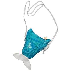 Lurrose 1PC Meerjungfrau Pailletten Handtasche Modische Schulter Tasche Ziemlich Glitter Crossbody- Tasche für Mädchen Kinder von Lurrose