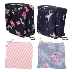 Lurrose 4 Stück Aufbewahrungsbeutel Für Damenbinden Polstertasche Organizer Für Damenbinden Periodenpaket Tasche Damen Beutel Bettwäsche Aus Baumwolle Geldbörse Multifunktion Kind von Lurrose