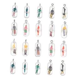 Lurrose 40 Stk Zubehör für Handyhüllen Perlenbesatz DIY Anhänger für Halskette Schlüsselanhänger Schmuck DIY-Anhänger für Handyhüllen kreative Ohrringanhänger von Lurrose