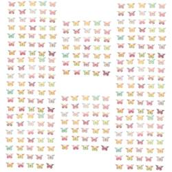 Lurrose 400 Stk Farbverlauf Schmetterling Telefonhüllen aus Metall Anhänger in Schmetterlingsform Handy-Zubehör Ornament Harz-Charme DIY Handwerk Charme Handyhülle schmücken Handgemacht von Lurrose