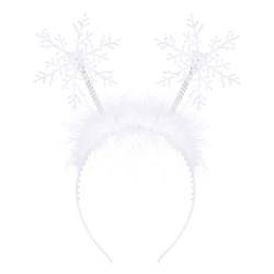 Lurrose Haarreif für Weihnachten mit Schneeflocke für Kinder von Lurrose