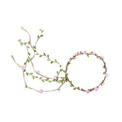 Lurrose Haarschmuck Kopfschmuck Foto-requisiten Haarband Blumen Stirnband Braut Blumenkranz von Lurrose