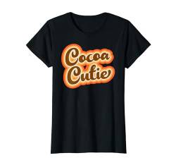 Kakao Cutie Braun Orange Retro Vintage Stil Grafik Mädchen T-Shirt von Lush BLM