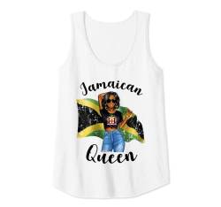 Damen Sexy Jamaikanische Königin Jamaika Flagge Emblem Wappen Frech Frau Tank Top von Lush Jamaica