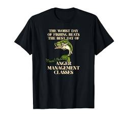 the worst day of fishing beats court ordered Carp Fishing T-Shirt von Lustig Angel Fisch Angler Fischer Angeln Outfit