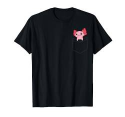 Axolotl in der Tasche Süßer Baby Axolotl T-Shirt von Lustige Axolotl-Tiergeschenke