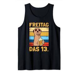 Herren Freitag das 13. Biertrinker Bierliebhaber Bier Sauf Tank Top von Lustige Bier Sprüche für Bierkenner und Bierbrauer