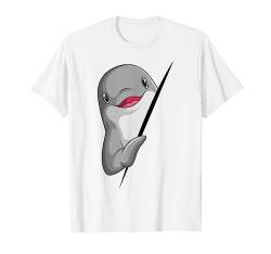 Delfin Damen Mädchen Kinder Jungen Delfine T-Shirt von Lustige Delfin Liebhaber Geschenkideen