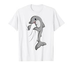 Delfine Kinder Mädchen Jungen Delfin T-Shirt von Lustige Delfin Liebhaber Geschenkideen