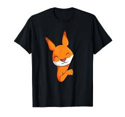 Eichhörnchen Damen Mädchen Kinder T-Shirt von Lustige Eichhörnchen & Nagetier Geschenkideen