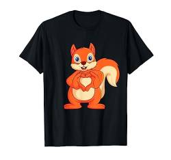 Eichhörnchen Liebhaber Damen Kinder Mädchen T-Shirt von Lustige Eichhörnchen & Nagetier Geschenkideen