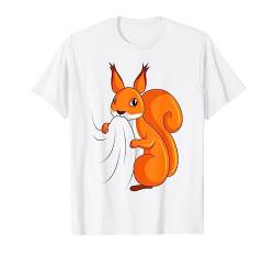 Eichhörnchen Liebhaber Kinder Damen Mädchen T-Shirt von Lustige Eichhörnchen & Nagetier Geschenkideen