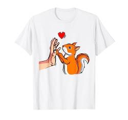 Eichhörnchen Mädchen Kinder Damen T-Shirt von Lustige Eichhörnchen & Nagetier Geschenkideen