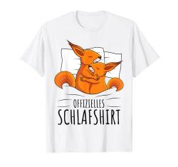 Offizielles Schlafshirt Eichhörnchen T-Shirt von Lustige Eichhörnchen & Nagetier Geschenkideen