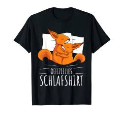 Offizielles Schlafshirt Eichhörnchen T-Shirt von Lustige Eichhörnchen & Nagetier Geschenkideen